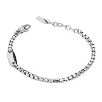 Pulsera Boccadamo Hombre Man in Acero ABR728A